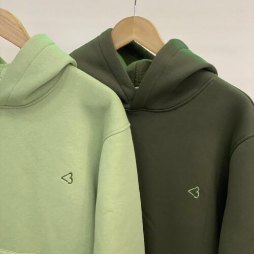 Couple Embroidered Aesthetic Love Text Symbol _3 Heart Hoodies Crewneck Sweatshirts Matching Items Anniversary Gift for Her and Him